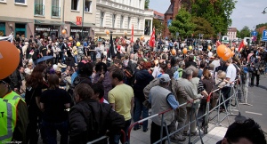 Erfolgreiche Blockade in Bernau
